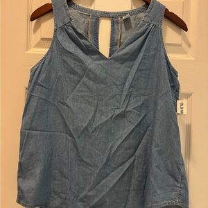 Old Navy Women's Denim Sleeveless Top